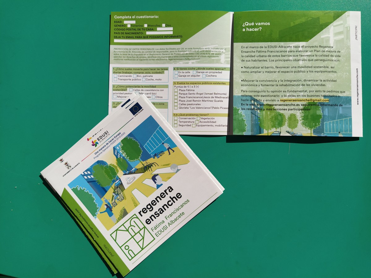 Cuestionario online y en equipamientos